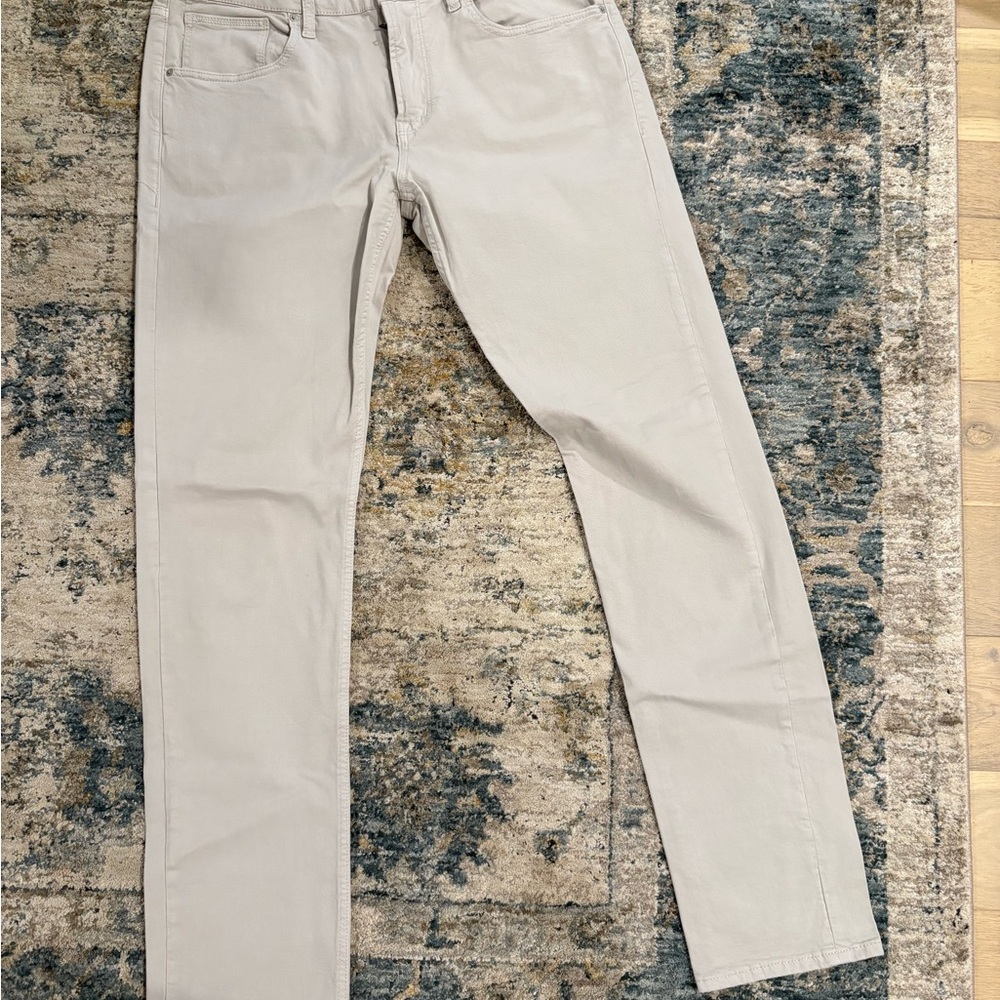 Hudson Jeans Tan Straight-Leg Denim